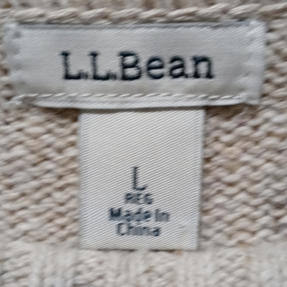 L.L.Bean sweater wool blends large - Picture 4 of 8